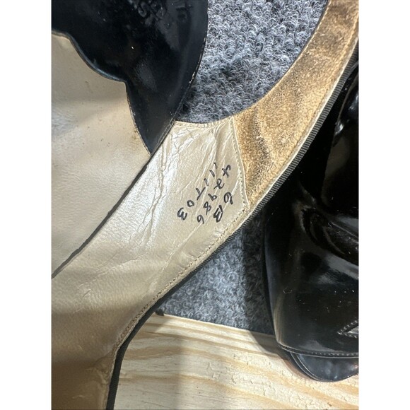 Vintage 1960s D’Antonio New York Black Slingback Pumps | Size 6B - Picture 7 of 11